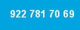 922 781 70 69 922 781 70 69